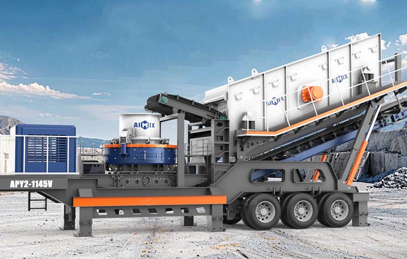 APY2 Mobile Rock Crusher Machine